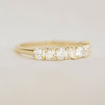 0.23 CT Round Half Eternity Lab Grown Diamond Wedding Band