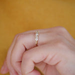 0.23 CT Round Half Eternity Lab Grown Diamond Wedding Band