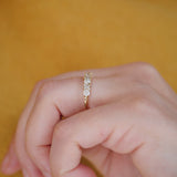 0.23 CT Round Half Eternity Lab Grown Diamond Wedding Band