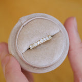 0.23 CT Round Half Eternity Lab Grown Diamond Wedding Band