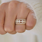 0.23 CT Round Half Eternity Lab Grown Diamond Wedding Band