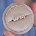 0.23 CT Round Half Eternity Lab Grown Diamond Wedding Band