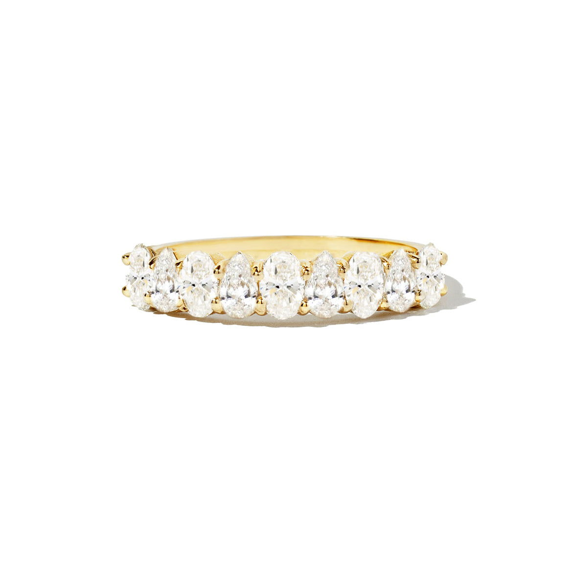 0.23 CT Round Half Eternity Lab Grown Diamond Wedding Band