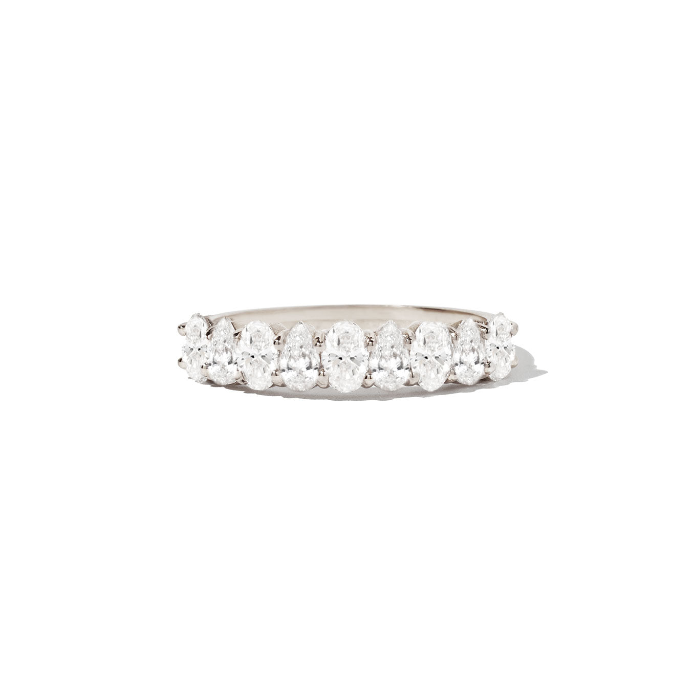 0.23 CT Round Half Eternity Lab Grown Diamond Wedding Band