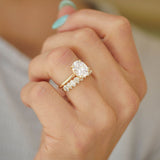 0.23 CT Round Half Eternity Lab Grown Diamond Wedding Band