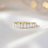 0.23 CT Round Half Eternity Lab Grown Diamond Wedding Band