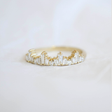 0.23 CT Round Half Eternity Lab Grown Diamond Wedding Band