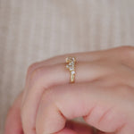 0.23 CT Round Half Eternity Lab Grown Diamond Wedding Band