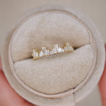 0.23 CT Round Half Eternity Lab Grown Diamond Wedding Band