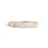0.23 CT Round Half Eternity Lab Grown Diamond Wedding Band