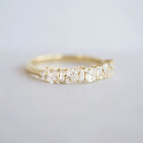 0.23 CT Round Half Eternity Lab Grown Diamond Wedding Band