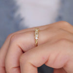 0.23 CT Round Half Eternity Lab Grown Diamond Wedding Band