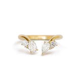 0.23 CT Round Half Eternity Lab Grown Diamond Wedding Band