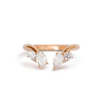 0.23 CT Round Half Eternity Lab Grown Diamond Wedding Band