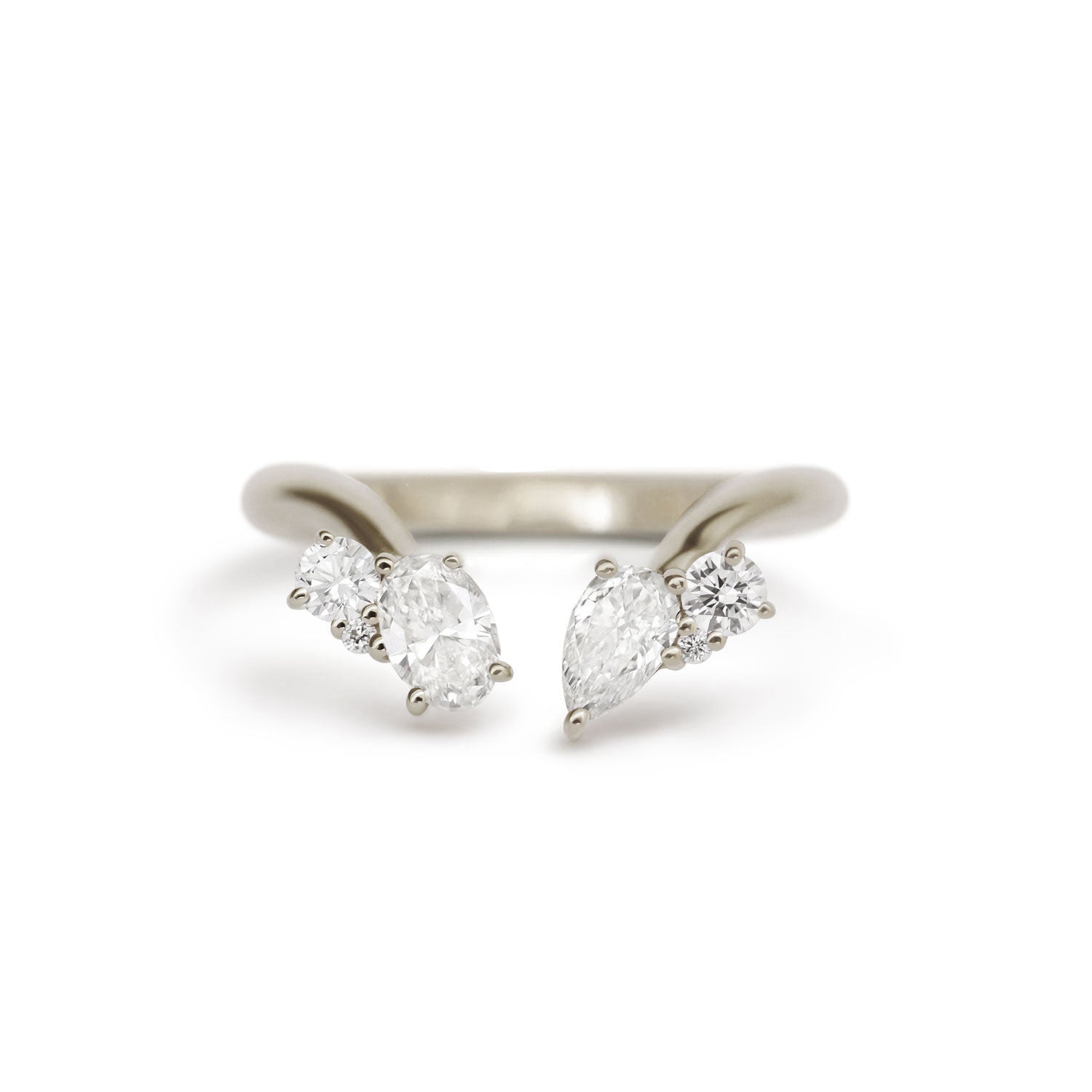 0.23 CT Round Half Eternity Lab Grown Diamond Wedding Band