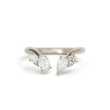 0.23 CT Round Half Eternity Lab Grown Diamond Wedding Band