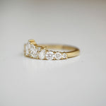 0.23 CT Round Half Eternity Lab Grown Diamond Wedding Band