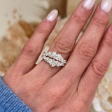 0.23 CT Round Half Eternity Lab Grown Diamond Wedding Band