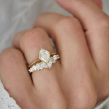 0.23 CT Round Half Eternity Lab Grown Diamond Wedding Band