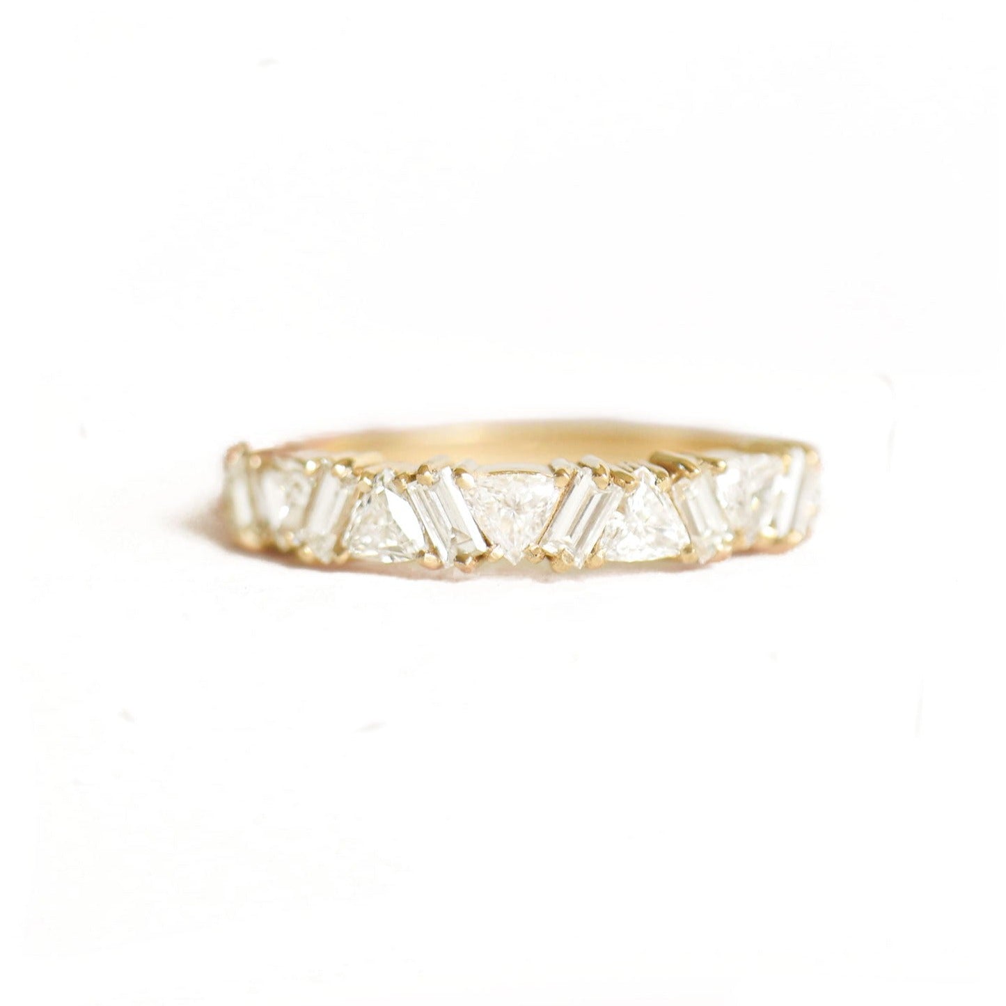 0.23 CT Round Half Eternity Lab Grown Diamond Wedding Band