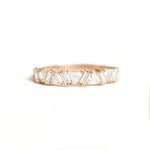 0.23 CT Round Half Eternity Lab Grown Diamond Wedding Band