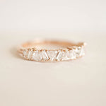 0.23 CT Round Half Eternity Lab Grown Diamond Wedding Band