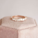 0.23 CT Round Half Eternity Lab Grown Diamond Wedding Band