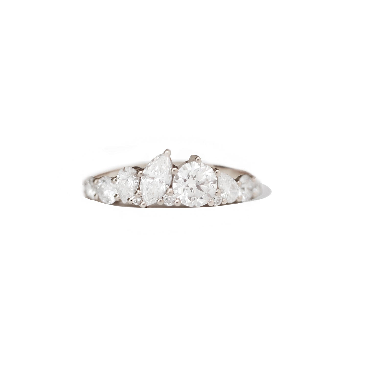 0.23 CT Round Half Eternity Lab Grown Diamond Wedding Band