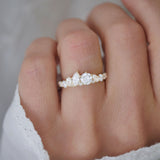 0.23 CT Round Half Eternity Lab Grown Diamond Wedding Band