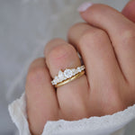0.23 CT Round Half Eternity Lab Grown Diamond Wedding Band