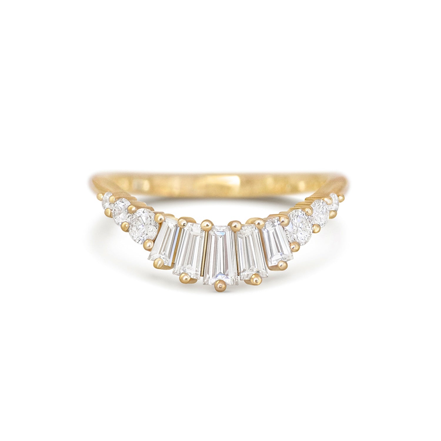 0.23 CT Round Half Eternity Lab Grown Diamond Wedding Band