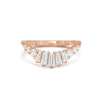 0.23 CT Round Half Eternity Lab Grown Diamond Wedding Band