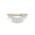 0.23 CT Round Half Eternity Lab Grown Diamond Wedding Band
