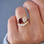 0.23 CT Round Half Eternity Lab Grown Diamond Wedding Band