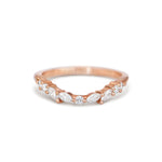 0.23 CT Round Half Eternity Lab Grown Diamond Wedding Band