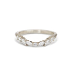 0.23 CT Round Half Eternity Lab Grown Diamond Wedding Band