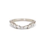 0.23 CT Round Half Eternity Lab Grown Diamond Wedding Band