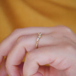 0.23 CT Round Half Eternity Lab Grown Diamond Wedding Band