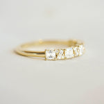 0.23 CT Round Half Eternity Lab Grown Diamond Wedding Band