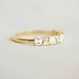 0.23 CT Round Half Eternity Lab Grown Diamond Wedding Band