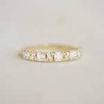 0.23 CT Round Half Eternity Lab Grown Diamond Wedding Band