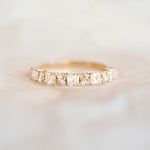 0.23 CT Round Half Eternity Lab Grown Diamond Wedding Band