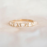 0.23 CT Round Half Eternity Lab Grown Diamond Wedding Band