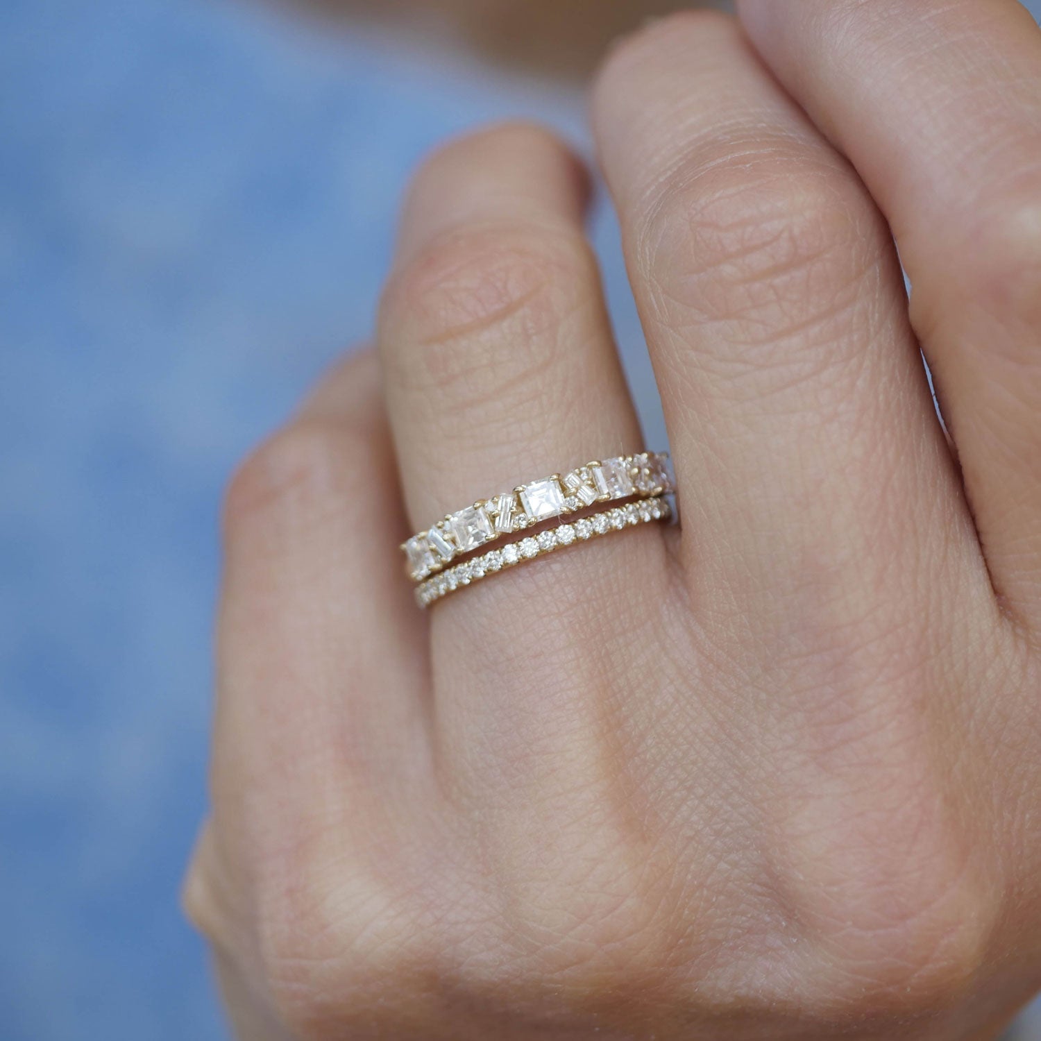 0.23 CT Round Half Eternity Lab Grown Diamond Wedding Band