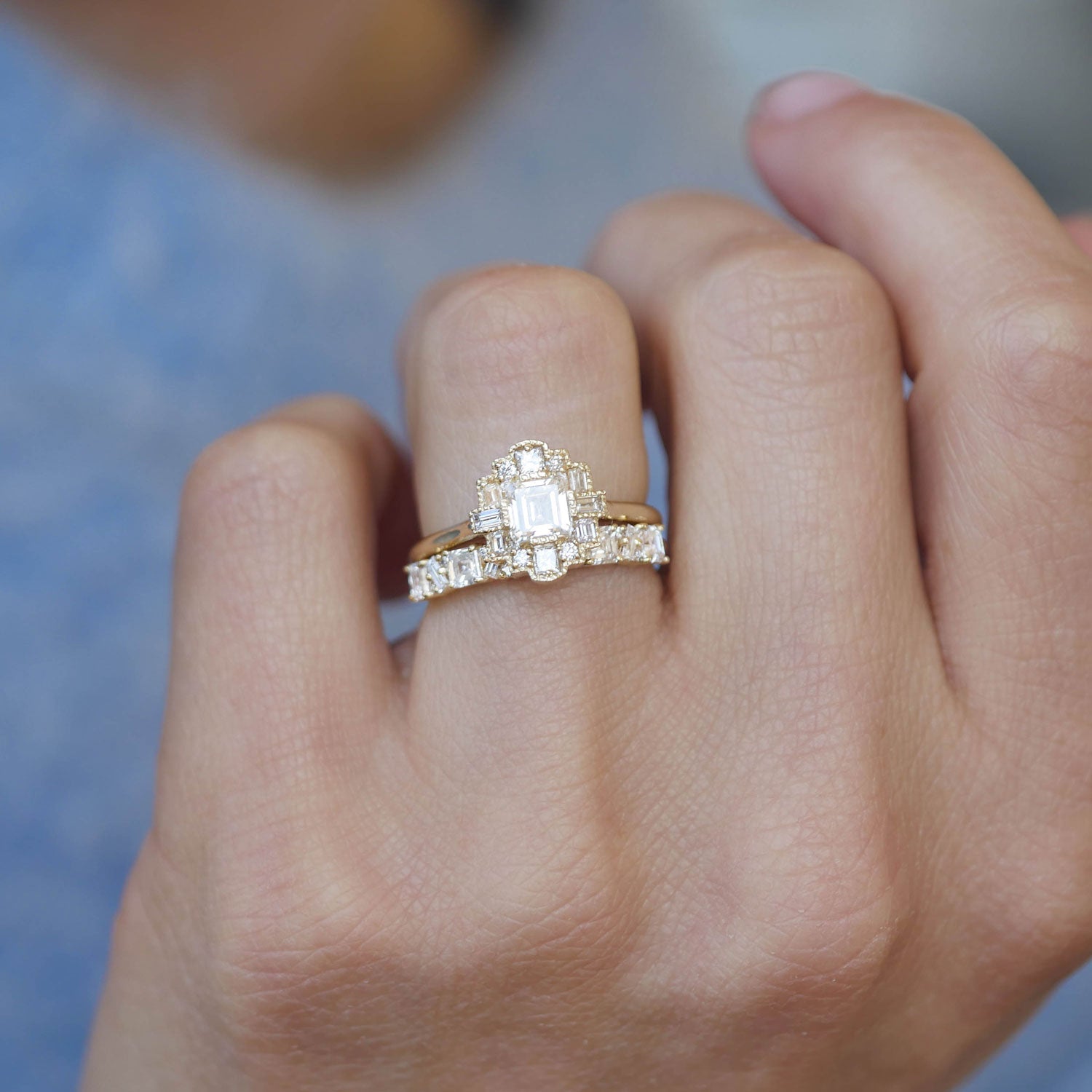 0.23 CT Round Half Eternity Lab Grown Diamond Wedding Band