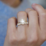 0.23 CT Round Half Eternity Lab Grown Diamond Wedding Band