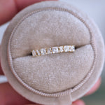 0.23 CT Round Half Eternity Lab Grown Diamond Wedding Band