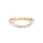 0.23 CT Round Half Eternity Lab Grown Diamond Wedding Band