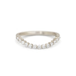 0.23 CT Round Half Eternity Lab Grown Diamond Wedding Band