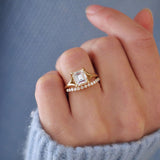 0.23 CT Round Half Eternity Lab Grown Diamond Wedding Band